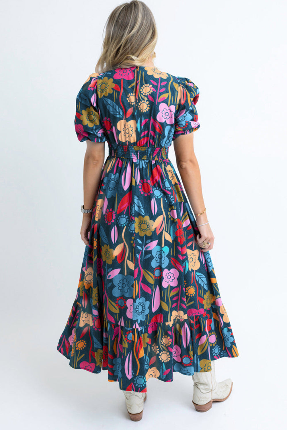 Be My Guest Retro Floral Dress