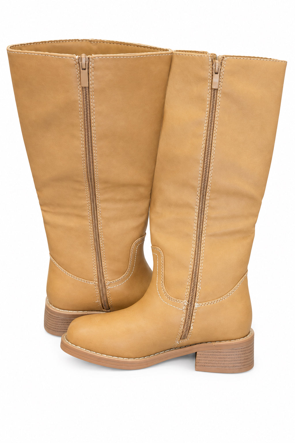 Camel Colored Tall Riding Boots