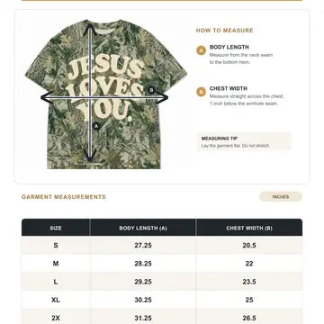 Limited Edition Jesus Loves You Oversized Unisex Midnight Oak Camo Tee