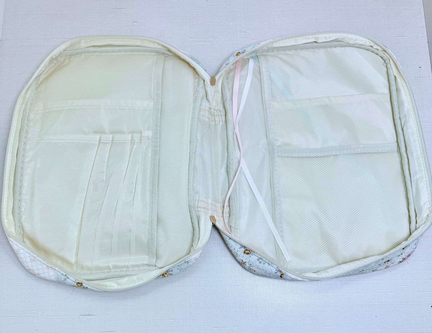 Floral Patchwork Quilted Bible Cover