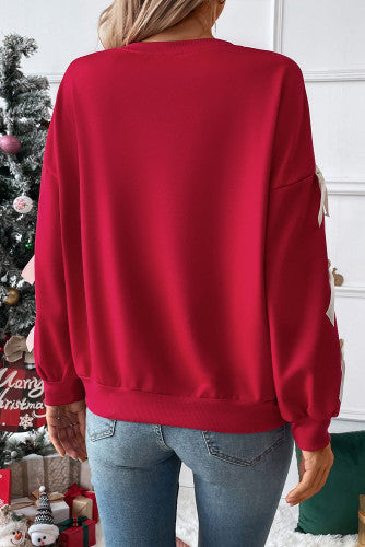 Red Bow Crewneck Sweatshirt