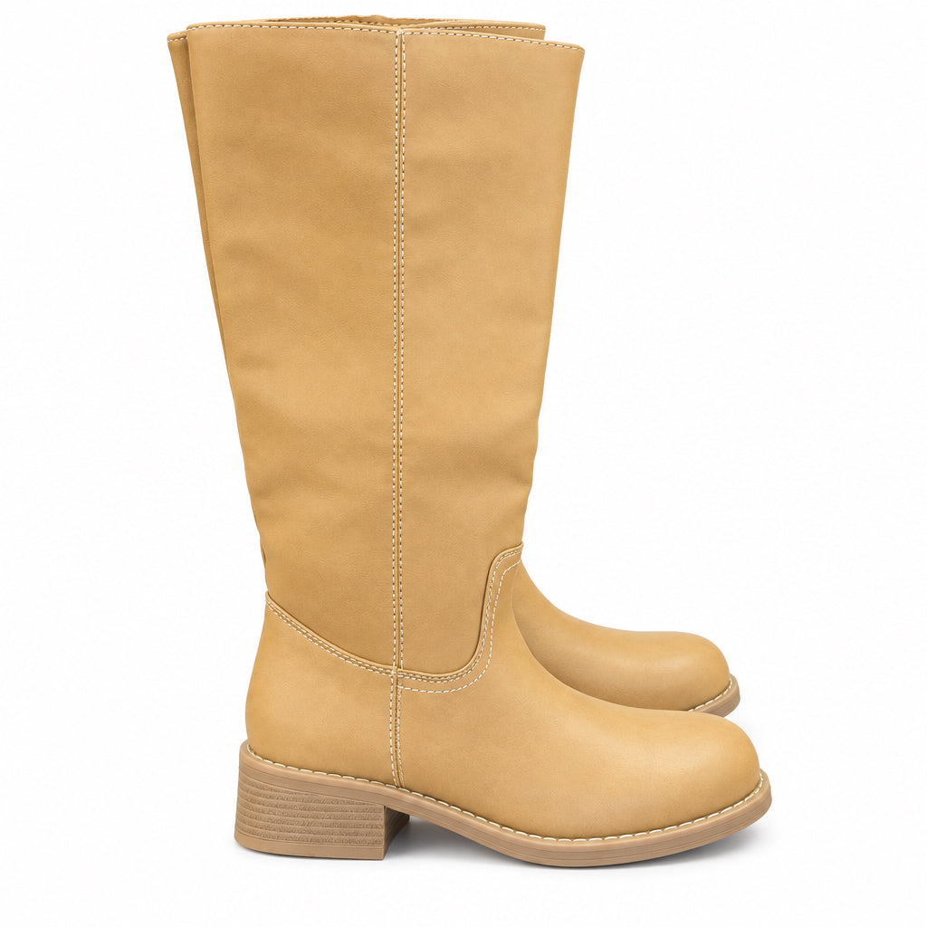 Camel Colored Tall Riding Boots