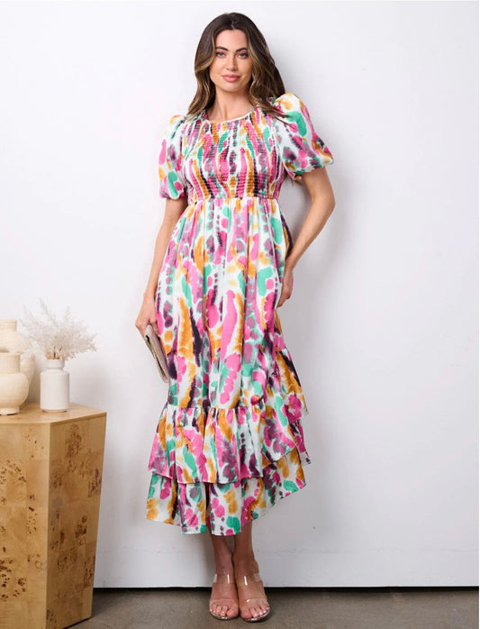 Save The Date Women’s Multicolor Maxi Dress