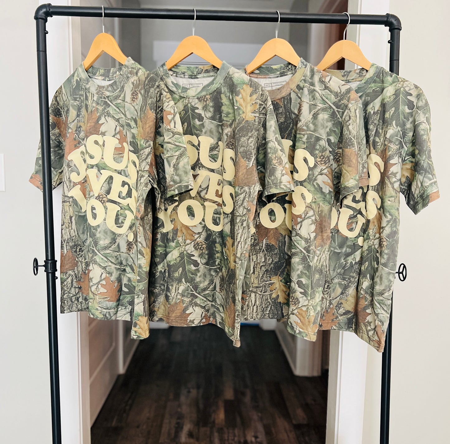 LMTD||Jesus Loves You || Heavyweight Camo Tee || Oversized: L