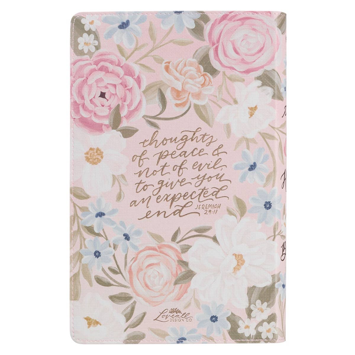 Giant Print Floral Jeremiah 29:11 KJV Bible