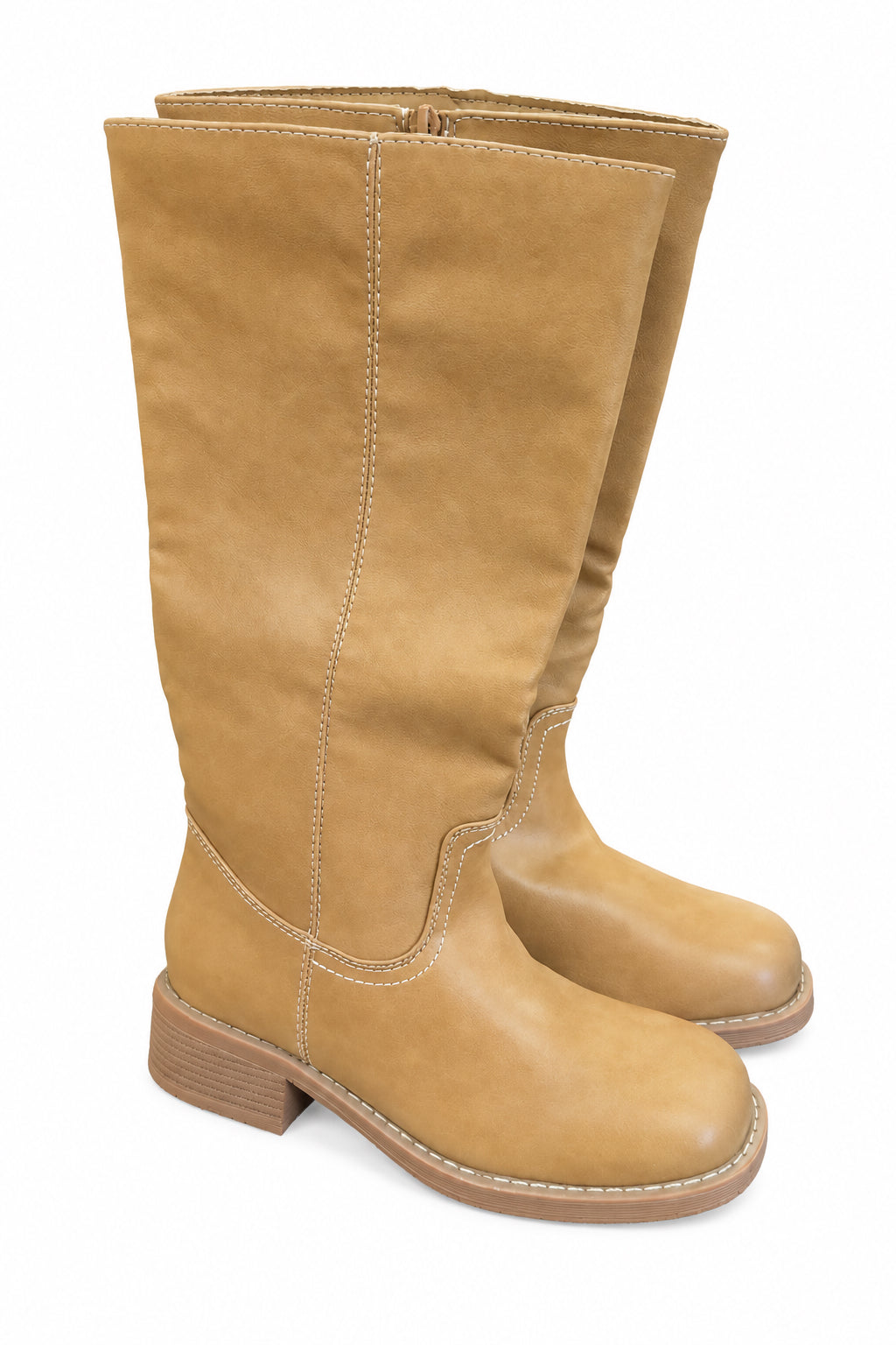 Camel Colored Tall Riding Boots