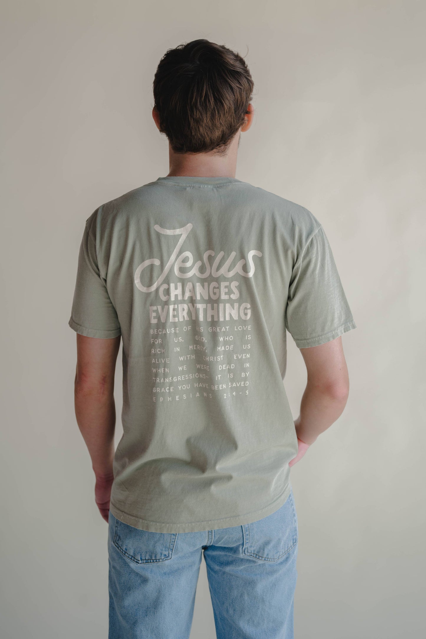 Dear Heart Jesus Changes Everything Tee