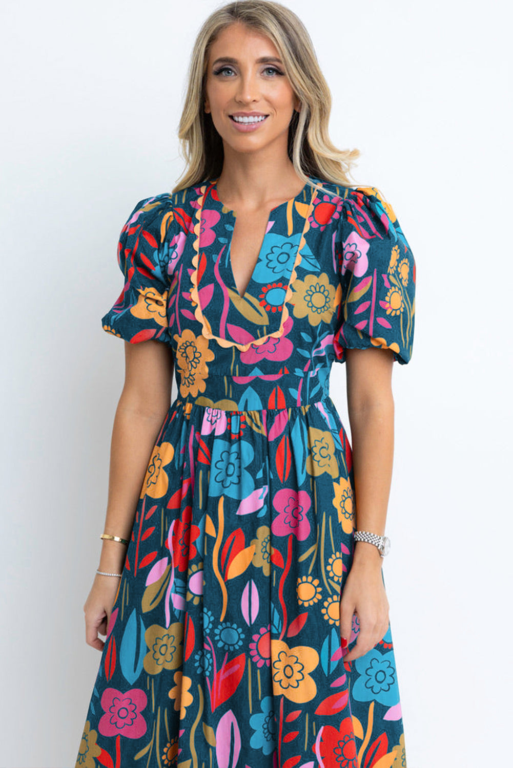 Be My Guest Retro Floral Dress