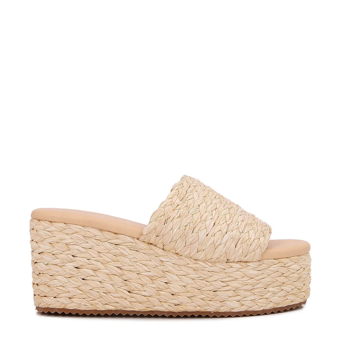 Berness Amber Woven Platform Wedge Sandal