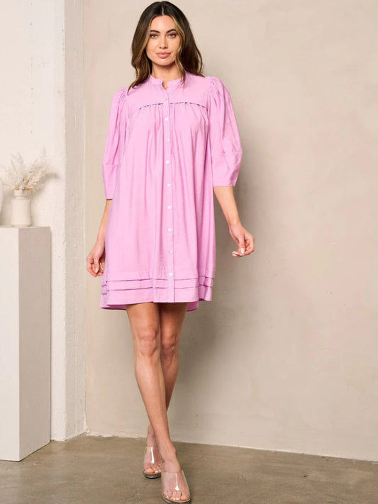 Layer Me In Lavender Mini Dress