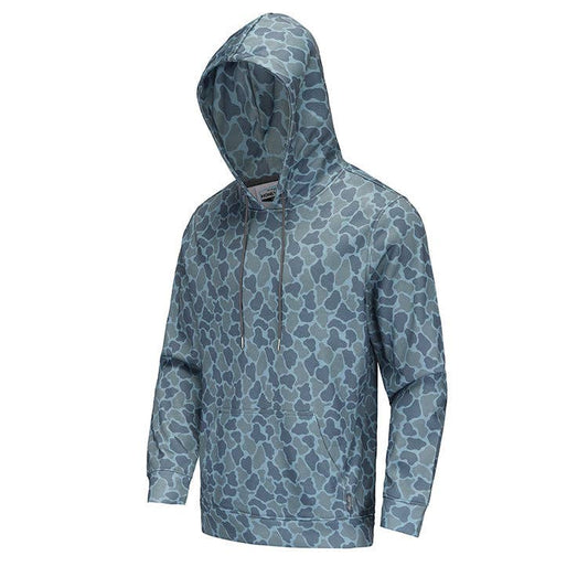Honey Hole Men’s Fleece Hoodie - Frog Skin Camo