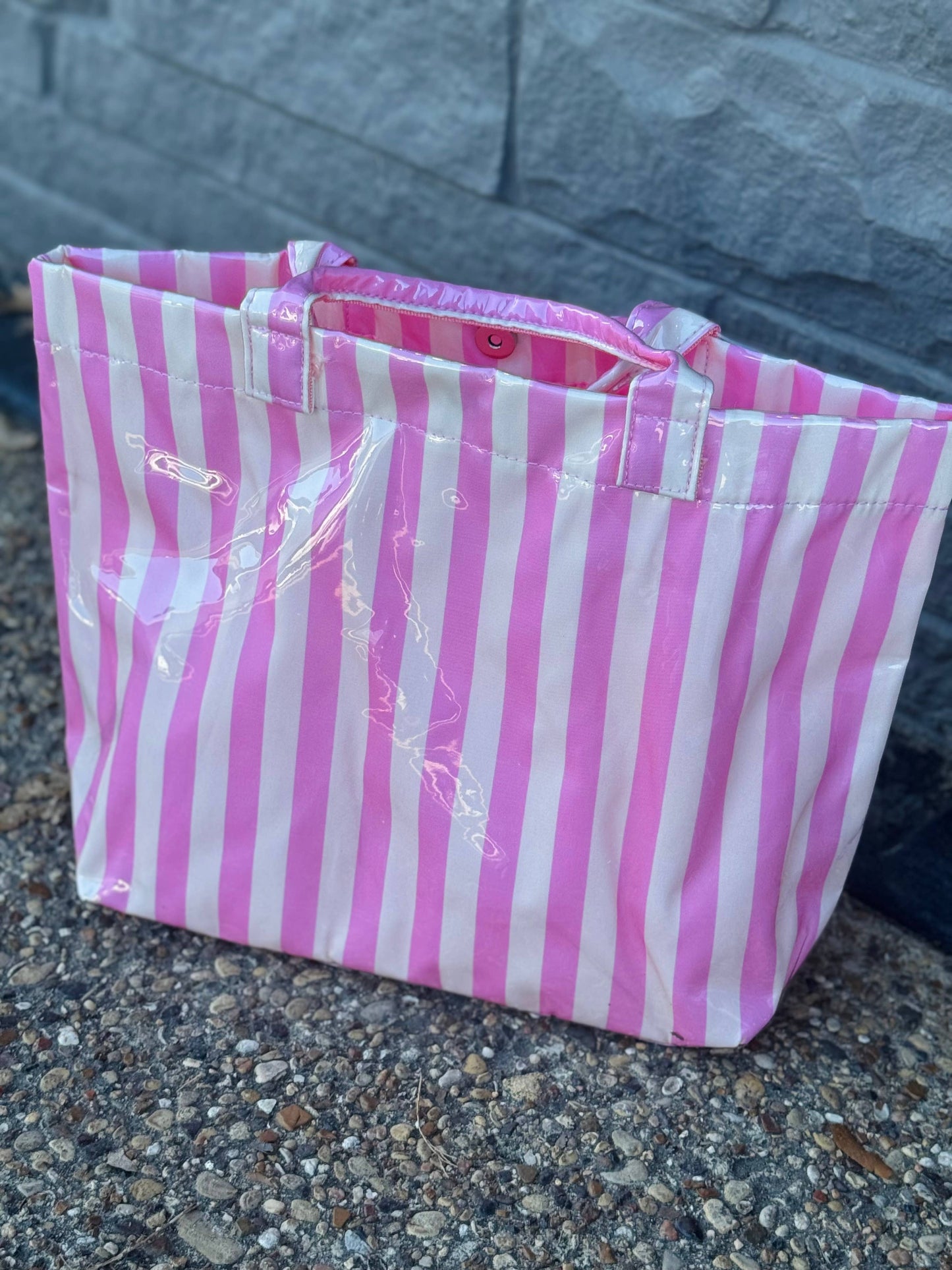 Pretty In Pastels Tote : Pink/Cream
