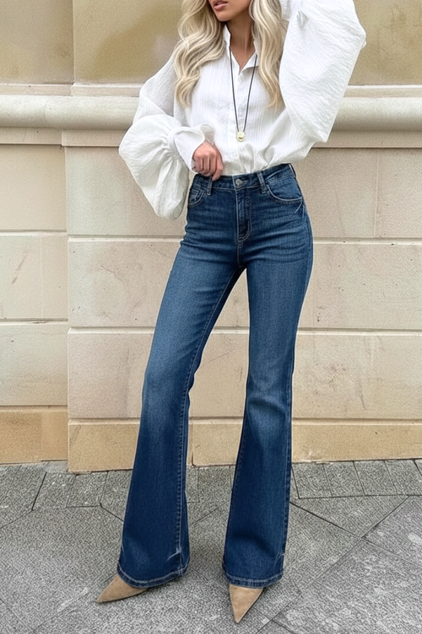 Artemis Vintage LeiLani High-Rise Tummy-Smoothing Holly Flare Jeans