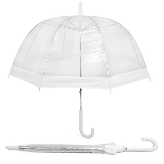 Clear/White Bubble Umbrella