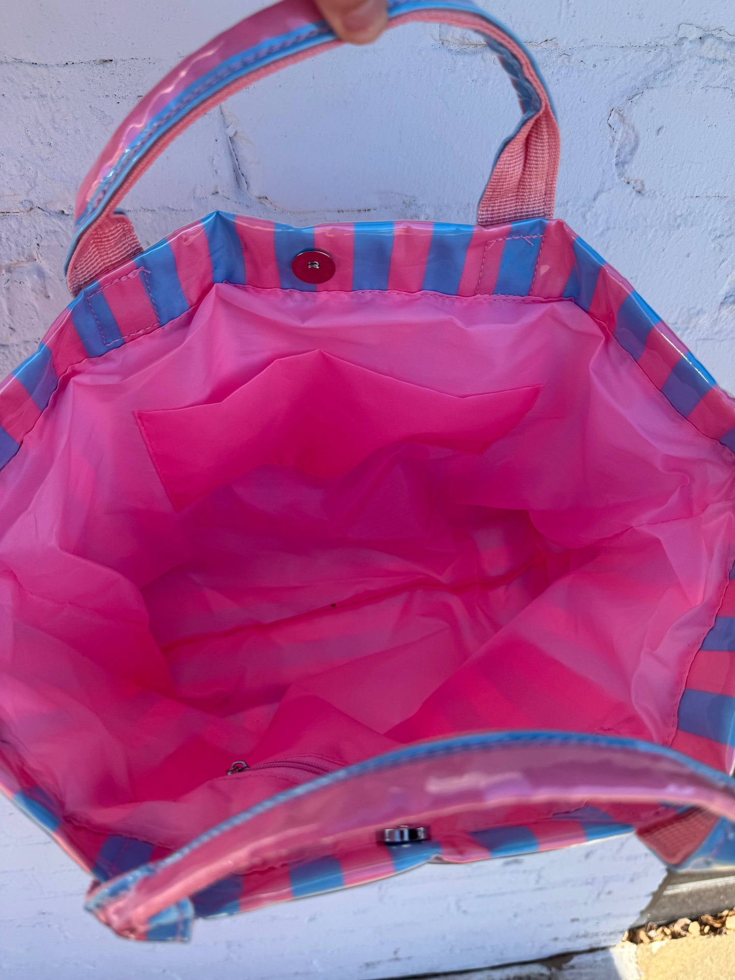 Pretty In Pastels Tote : Pink/Blue