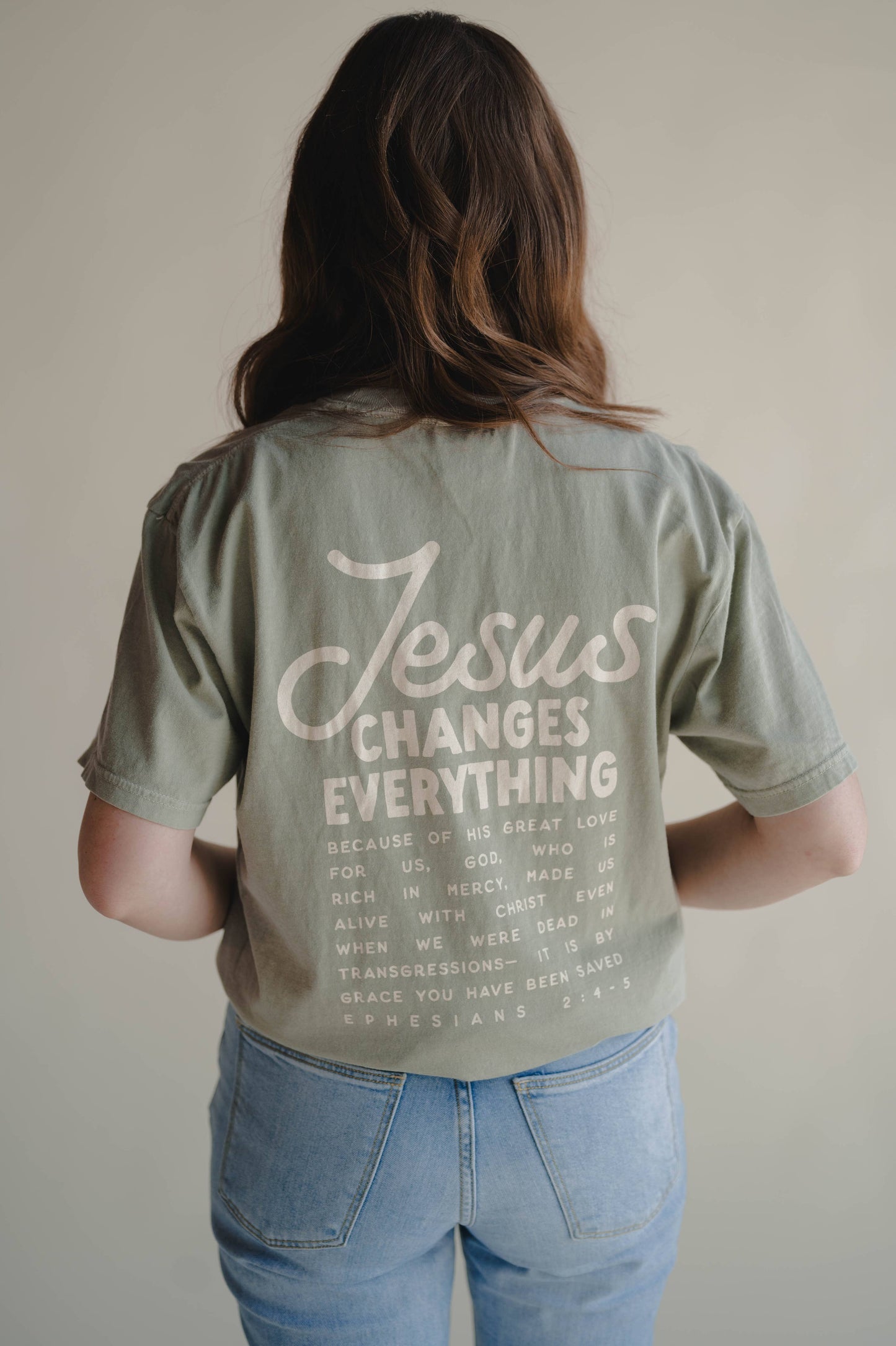 Dear Heart Jesus Changes Everything Tee