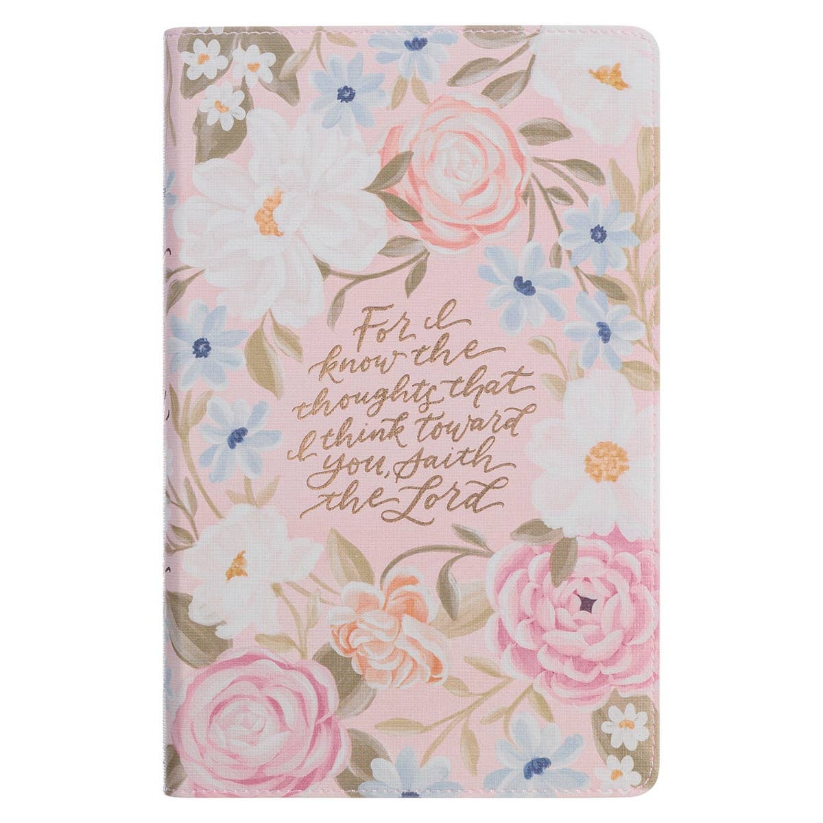 Giant Print Floral Jeremiah 29:11 KJV Bible